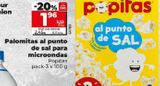 Oferta de PALOMITAS AL PUNTO DE SAL PARA MICROONDAS por 1,96€ en Dia Market