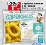 Oferta de CAPRICHOS DEL MAR A LA ROMANA por 1,43€ en Dia Market