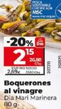Oferta de BOQUERONES AL VINAGRE por 2,15€ en Dia Market