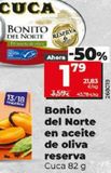 Oferta de BONITO DEL NORTE EN ACEITE DE OLIVA RESERVA por 1,79€ en Dia Market