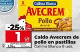 Oferta de CALDO AVECREM DE POLLO EN PASTILLAS por 1€ en Dia Market