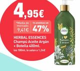 Oferta de Champú Herbal Essences por 4,95€ en PrimaPrix