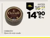 Oferta de Queso de oveja Cerrato por 14,9€ en BM Supermercados