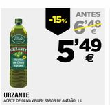 Oferta de Aceite de oliva virgen Urzante por 5,49€ en BM Supermercados