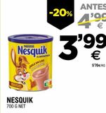 Oferta de Cacao soluble Nesquik por 3,99€ en BM Supermercados