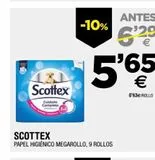 Oferta de Papel higiénico Scottex por 5,65€ en BM Supermercados