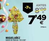 Oferta de Huevos de pascua Miguelañez por 7,49€ en BM Supermercados