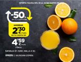 Oferta de Naranjas de zumo por 4,59€ en BM Supermercados