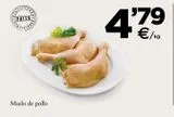 Oferta de Muslos de pollo por 4,79€ en BM Supermercados