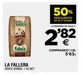 Oferta de Arroz bomba La Fallera por 5,63€ en BM Supermercados