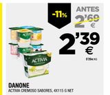 Oferta de Yogur Danone por 2,39€ en BM Supermercados