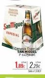 Oferta de Cerveza especial San Miguel en Cuevas Cash