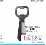 Oferta de Abridor  en Cuevas Cash