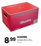 Oferta de Cerveza Alhambra en Coviran