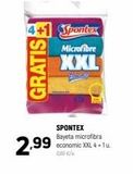 Oferta de Bayeta microfibra Spontex en Coviran