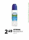 Oferta de Nata spray Asturiana en Coviran