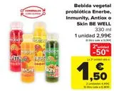 Oferta de Bebida vegetal probióticas Enerbe, Inmmunity, Antiox o Skin BE WELL  por 2,99€ en Carrefour