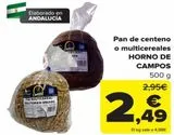Oferta de Pan de centeno o multicereales HORNO DE CAMPOS  por 2,49€ en Carrefour