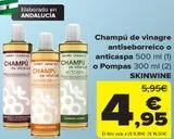 Oferta de Champú de vinagre antiseborreico o anticaspa o Pompas SKINWINE  por 4,95€ en Carrefour