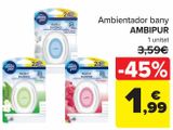 Oferta de Ambientador baño AMBIPUR por 1,99€ en Carrefour
