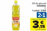 Oferta de Aceite de girasol COOSOL por 3,15€ en Carrefour