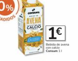 Oferta de Bebida de avena Consum por 1€ en Consum