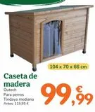 Oferta de Caseta de madera por 99,99€ en TiendAnimal