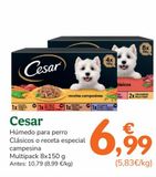Oferta de Comida para perros Cesar por 6,99€ en TiendAnimal