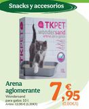 Oferta de Arena para gatos por 7,95€ en TiendAnimal