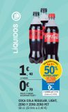 Oferta de Refresco de cola Coca-Cola por 1,4€ en E.Leclerc