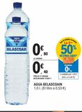 Oferta de Agua por 0,8€ en E.Leclerc