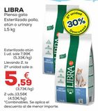 Oferta de Pienso para gatos Libra por 7,99€ en Kiwoko
