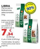 Oferta de Pienso para perros Libra por 10,49€ en Kiwoko
