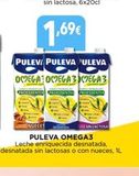 Oferta de NUECES  1,6⁹€  PULEV PULEVA ULEVA OMEGA OMEGA 3 MEGA3  PROESSENTIA PROCESSENTIA PRO ENTID  SIN LACTOSA  PULEVA OMEGA3 Leche enriquecida desnatada, desnatada sin lactosas o con nueces, IL  en Hiber