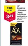 Oferta de Cápsulas de café Espresso en ALDI