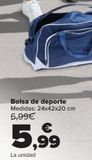 Oferta de Bolsa de deporte  por 5,99€ en Carrefour