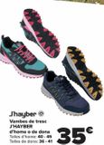Oferta de J'hayber Deportivo trekking hombre o mujer  por 35€ en Carrefour