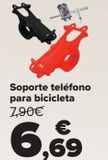 Oferta de Soporte teléfono para bicicleta  por 6,69€ en Carrefour