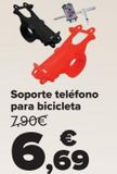 Oferta de Soporte teléfono para bicicleta  por 6,69€ en Carrefour