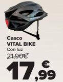 Oferta de Casco VITAL BIKE  por 17,99€ en Carrefour