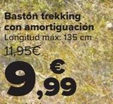 Oferta de Bastón trekking con amortiguación  por 9,99€ en Carrefour