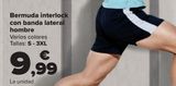 Oferta de Bermuda interlock con banda lateral hombre  por 9,99€ en Carrefour