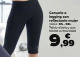 Oferta de Corsario o legging con reflectante mujer  por 9,99€ en Carrefour