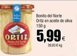 Oferta de Bonito del norte en aceite de oliva Ortiz por 5,99€ en Froiz