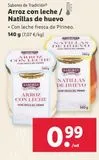 Oferta de Arroz con leche por 0,99€ en Lidl