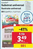 Oferta de Sustrato universal grandiol por 3,49€ en Lidl