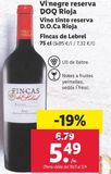 Oferta de Vino tinto por 5,49€ en Lidl