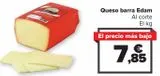 Oferta de Queso barra Edam  por 7,85€ en Carrefour