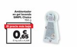 Oferta de Ambientador en gel lavanda SIMPL Choice  por 0,65€ en Carrefour