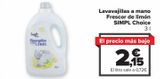 Oferta de Lavavajillas a mano Frescor de limón SIMPL Choice  por 2,15€ en Carrefour